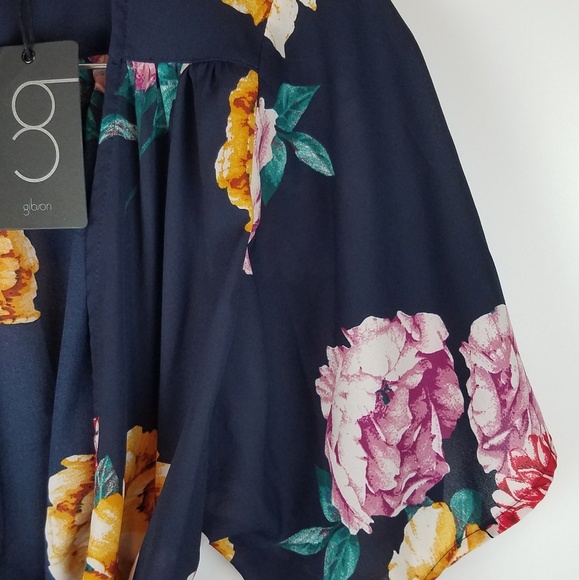 GIBSON | FLORAL WRAP SHIRT - Picture 4 of 8